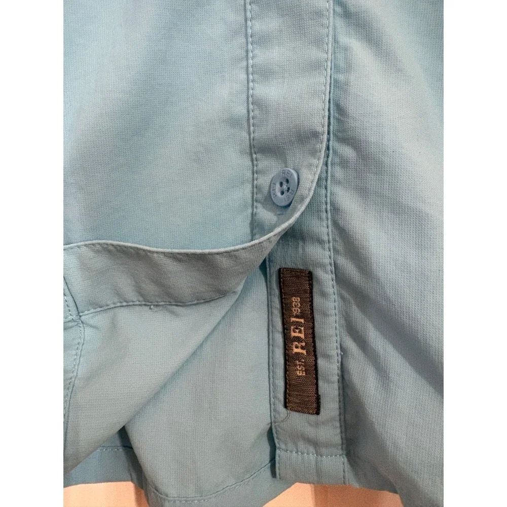 REI Co-op Kids Sahara Long Sleeve Hiking Shirt Blue UPF 50 Girl L 14-16